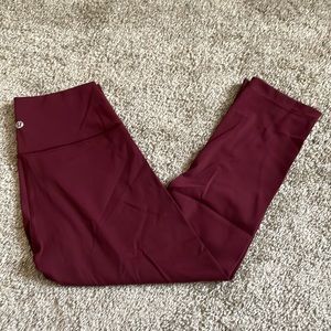 Lululemon wunder under crop leggings